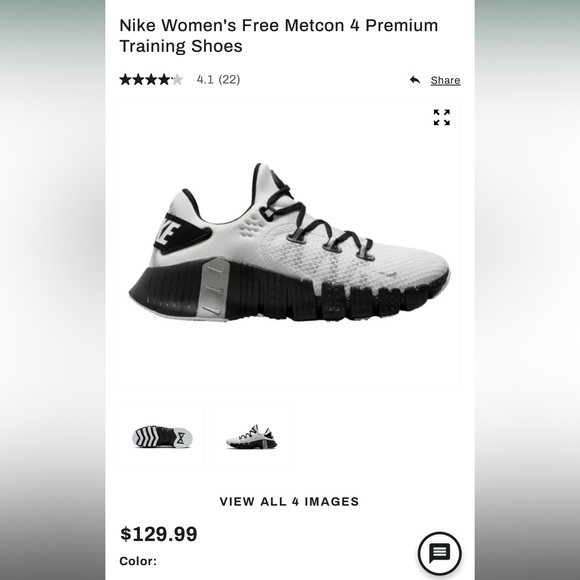 COPY - Nike Metcon 4 premium workout shoes - Picture 4 of 4